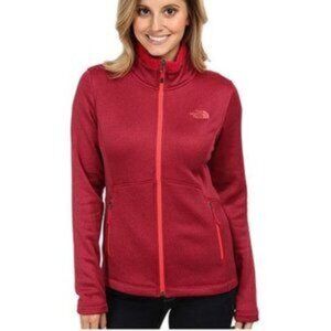 The North Face Maroon Full-Zip Jacket